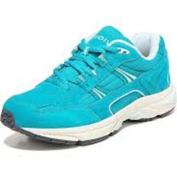 Vionic 23 Walk Leather Performance Walking Shoes Size 8 Teal NEW - Picture 1 of 6